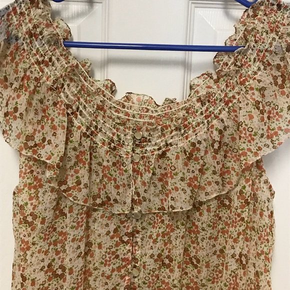 Old Navy Floral Top XXL - Picture 5 of 5